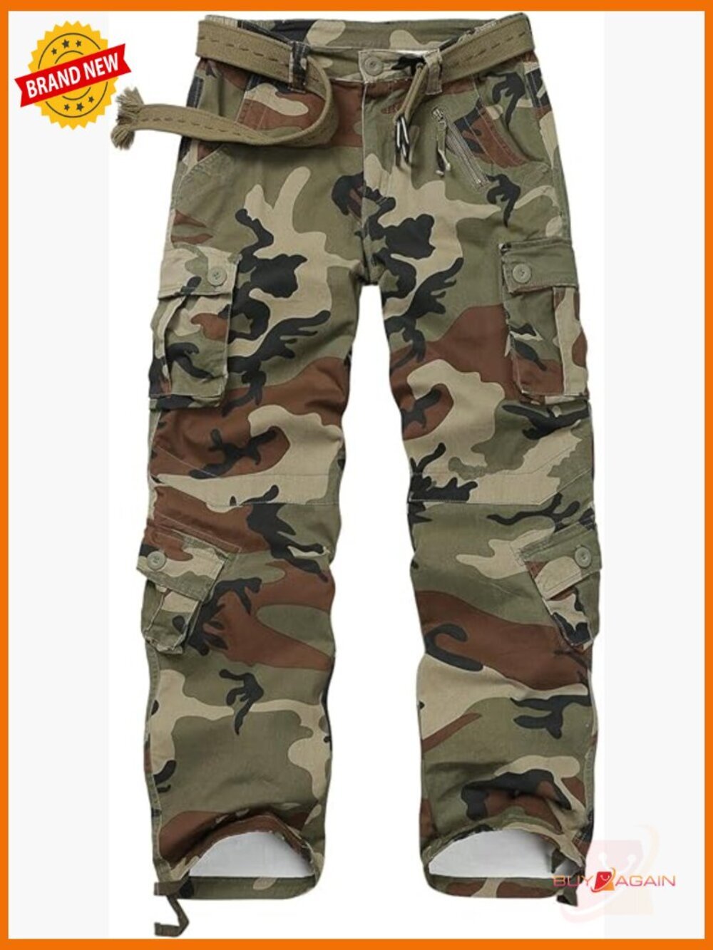 Cargo Pants Women Baggy Tactical Straight Leg Y2K Work Trousers 9 Pockets